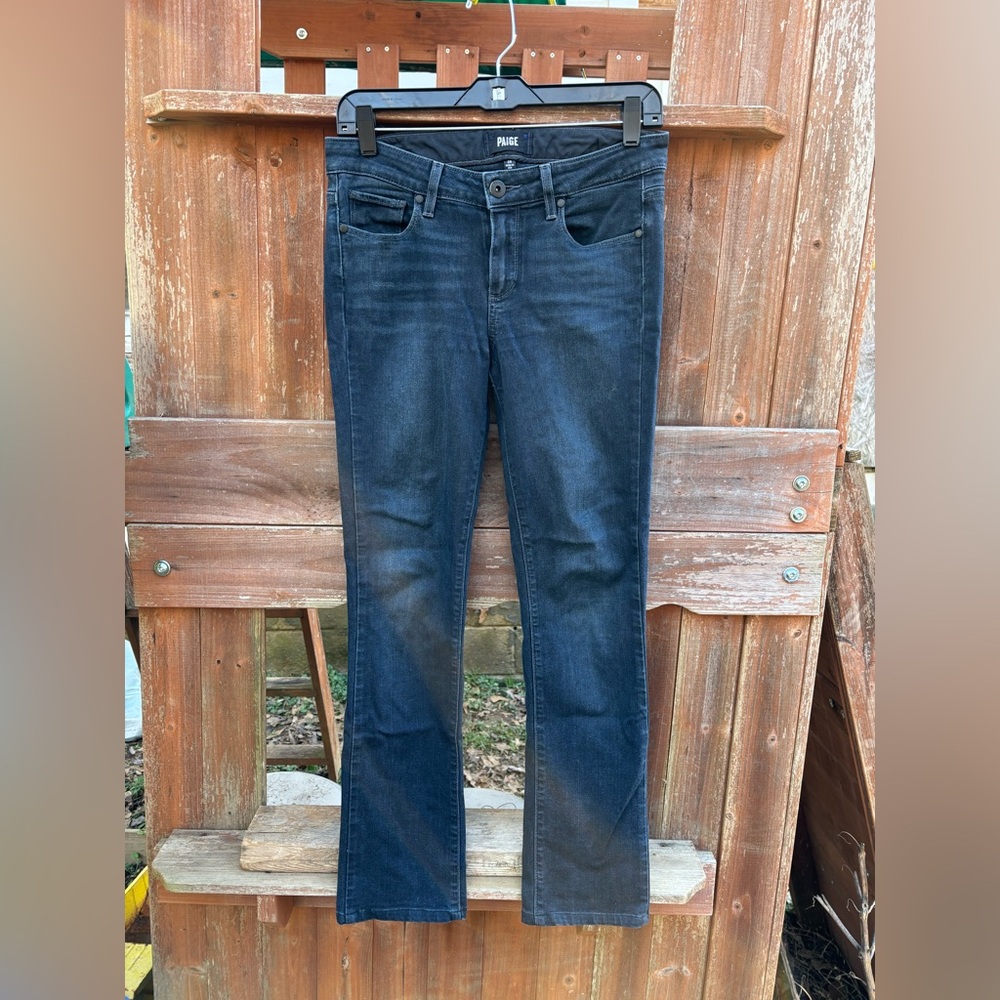 PAIGE Dark Blue Flare Jeans